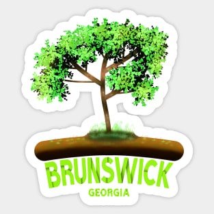 Brunswick Georgia Sticker